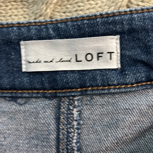 Loft denim mini skirt - Picture 3 of 8